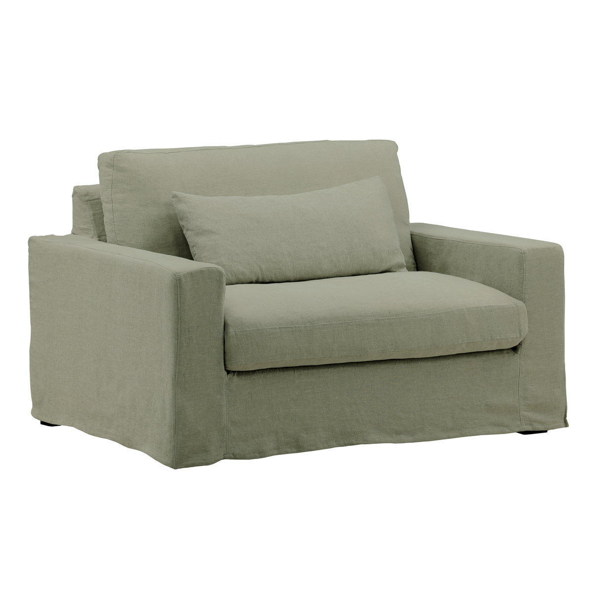 Dixie Chair and a Half Slipcover Forest, Sofas & Sectional by Dovetail, 49.2" width x 33" height x 39.3" depth