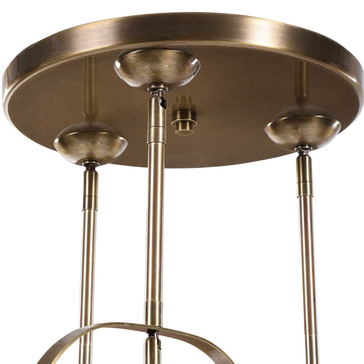Mimas 3 Light Cluster Pendant, by Uttermost, 24" width x 48.25" height x 24" diameter x 24" depth View 7