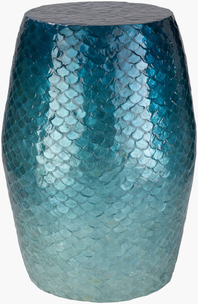 Blue Ocean End Table, Side & End Table by Surya, 14" width x 20" height