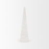 Pyramis White Rough Marble Obelisk 16' thumbnail 3