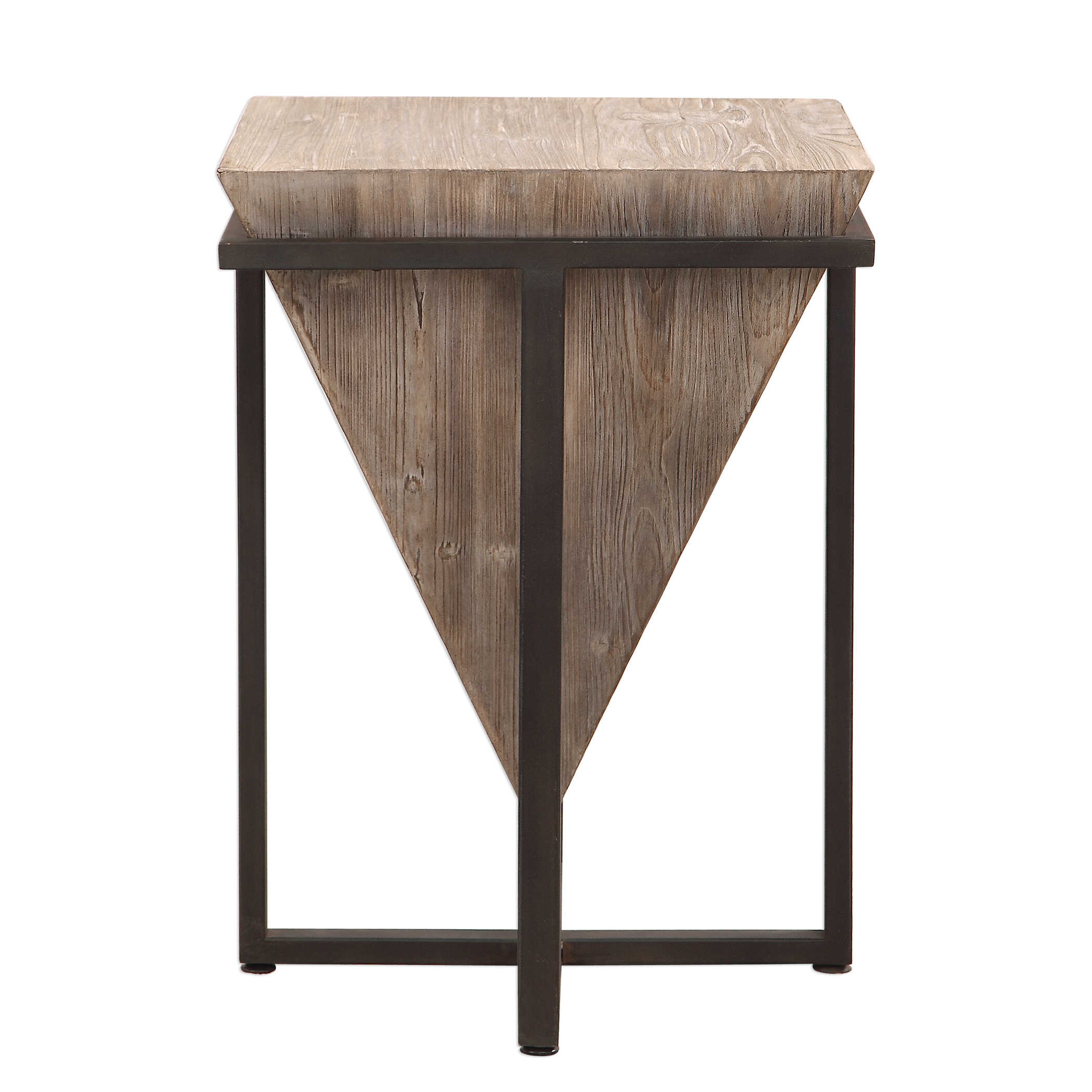Bertrand Wood Accent Table, Furniture by Uttermost, 18.25" width x 25.25" height x 18.25" depth View 4