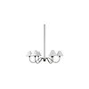 Whitney Chandelier Blackened Bronze, Pendant by Moe's Home, 47.25" width x 50" height x 47.25" depth thumbnail 1