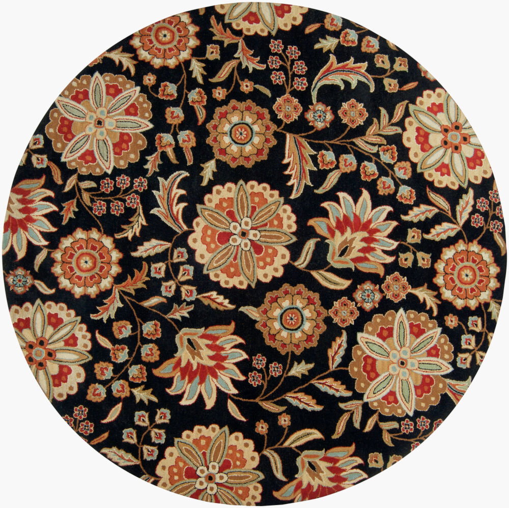 Athena Handmade Rug, by Surya, 8' length x 8' width