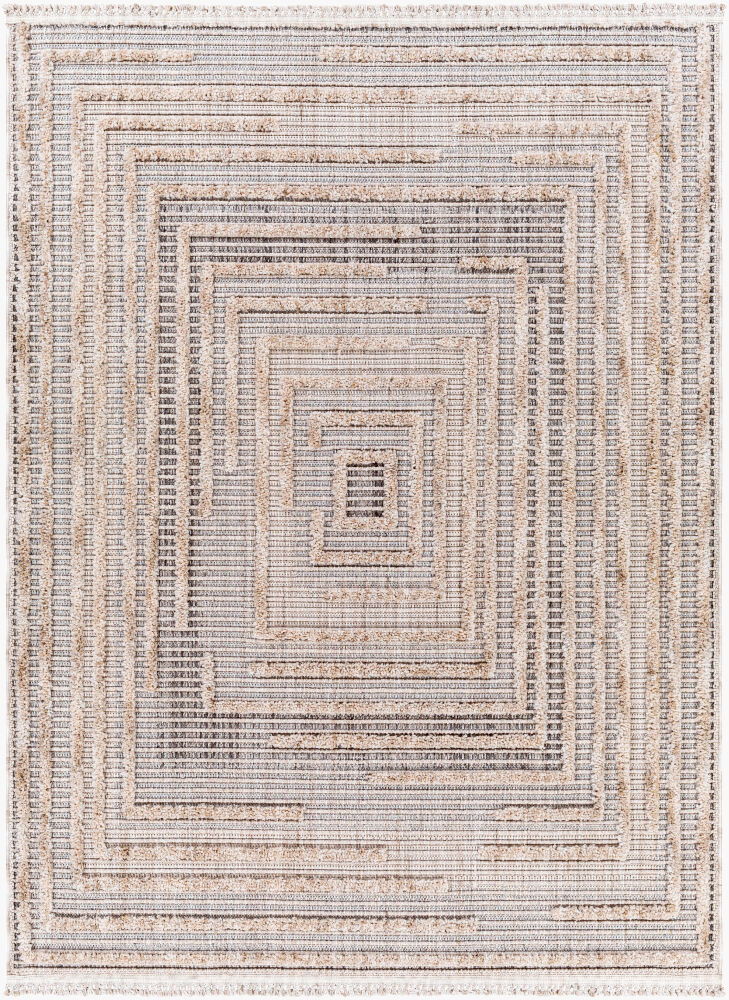 Zaragoza Machine Woven Rug, by Surya, 10'0.08" length x 7'10.49" width