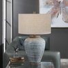 Pelia Light Aqua Table Lamp, by Uttermost, 1'5" width x 2'3.5" height x 1'5" depth thumbnail 5