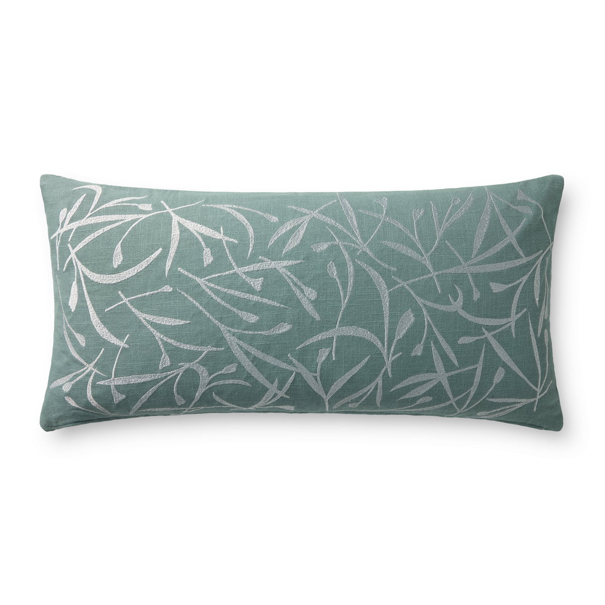 Brigette Romanek x Loloi Blue Pillow, Decorative Pillow, 12" length x 27" width View 1