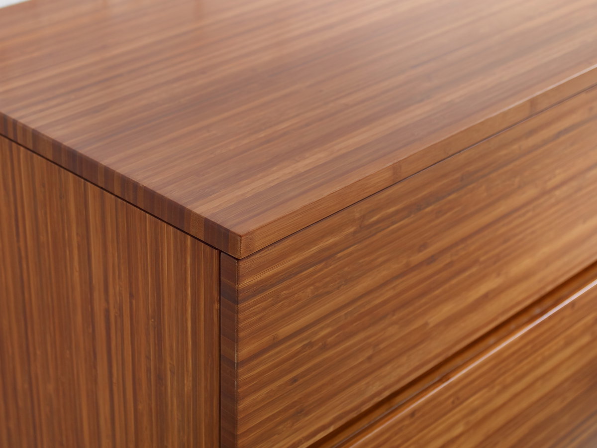 Ventura 4 Drawer Double Dresser, by Greenington, 18" length x 73.5" width x 28" height View 6