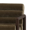 Ademar Occasional Chair Olive, Accent Chair by Dovetail, 28.3" width x 31.5" height x 34.5" depth thumbnail 7