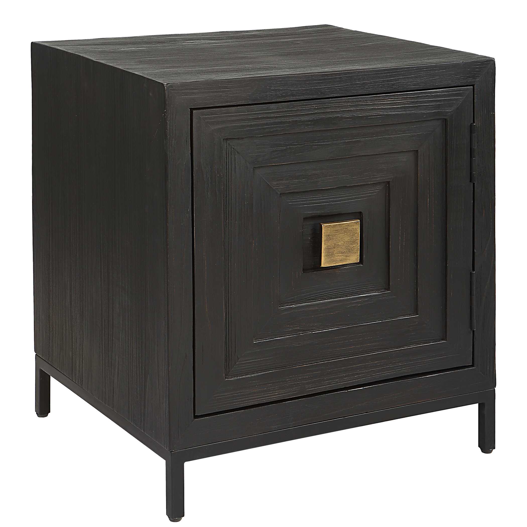 Aiken Geometric Cabinet / End Table large image 