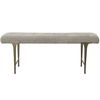 Imperial Upholstered Gray Bench thumbnail 6