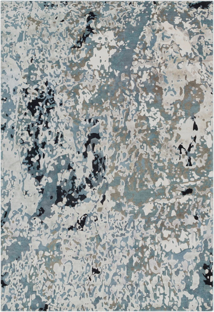 Chemistry Handmade Rug, by Surya, 7'6" length x 5' width