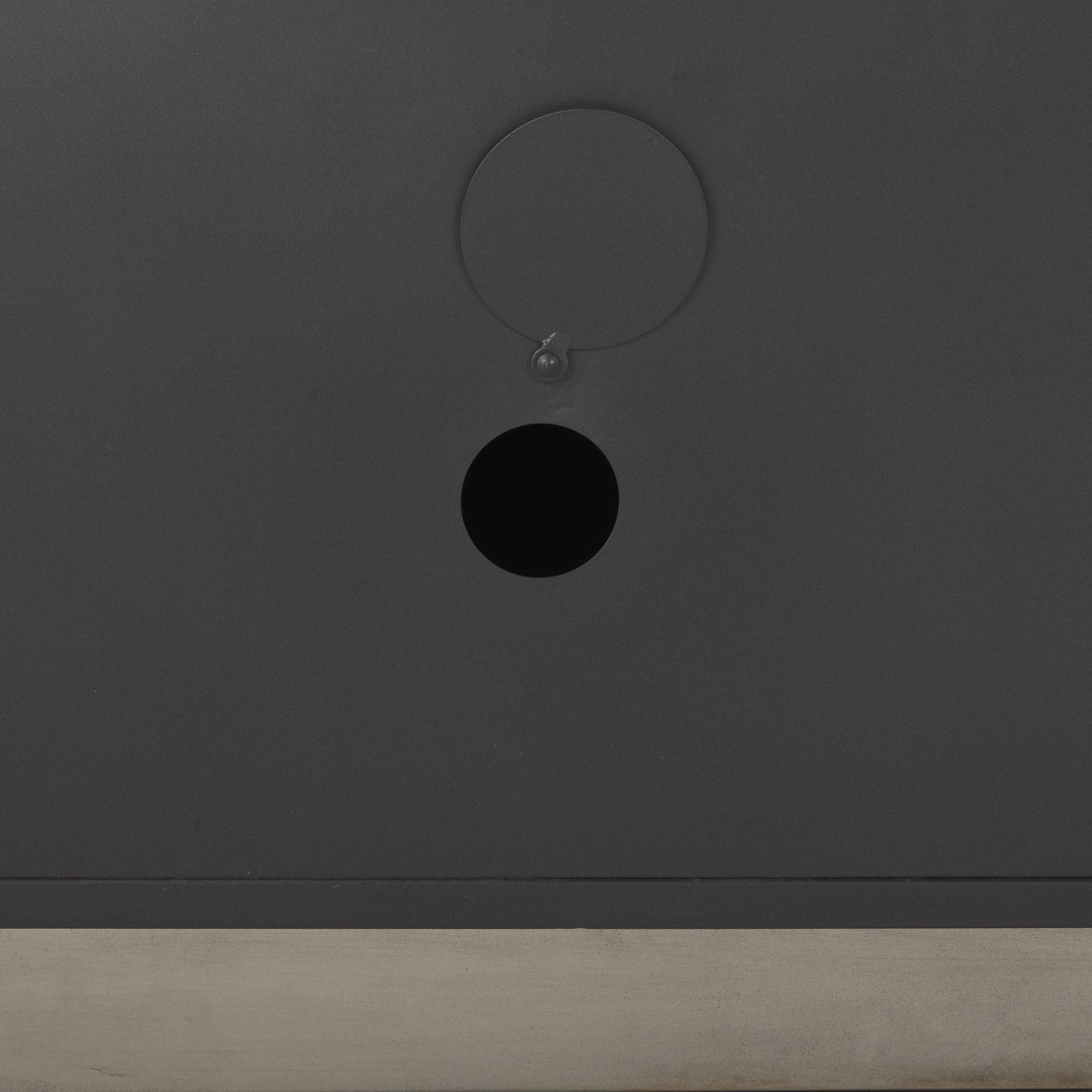 Roxdale  Acid Wash Metal Sideboard, Sideboards & Buffet by Mercana, 82" length x 18" width x 29" height View 13