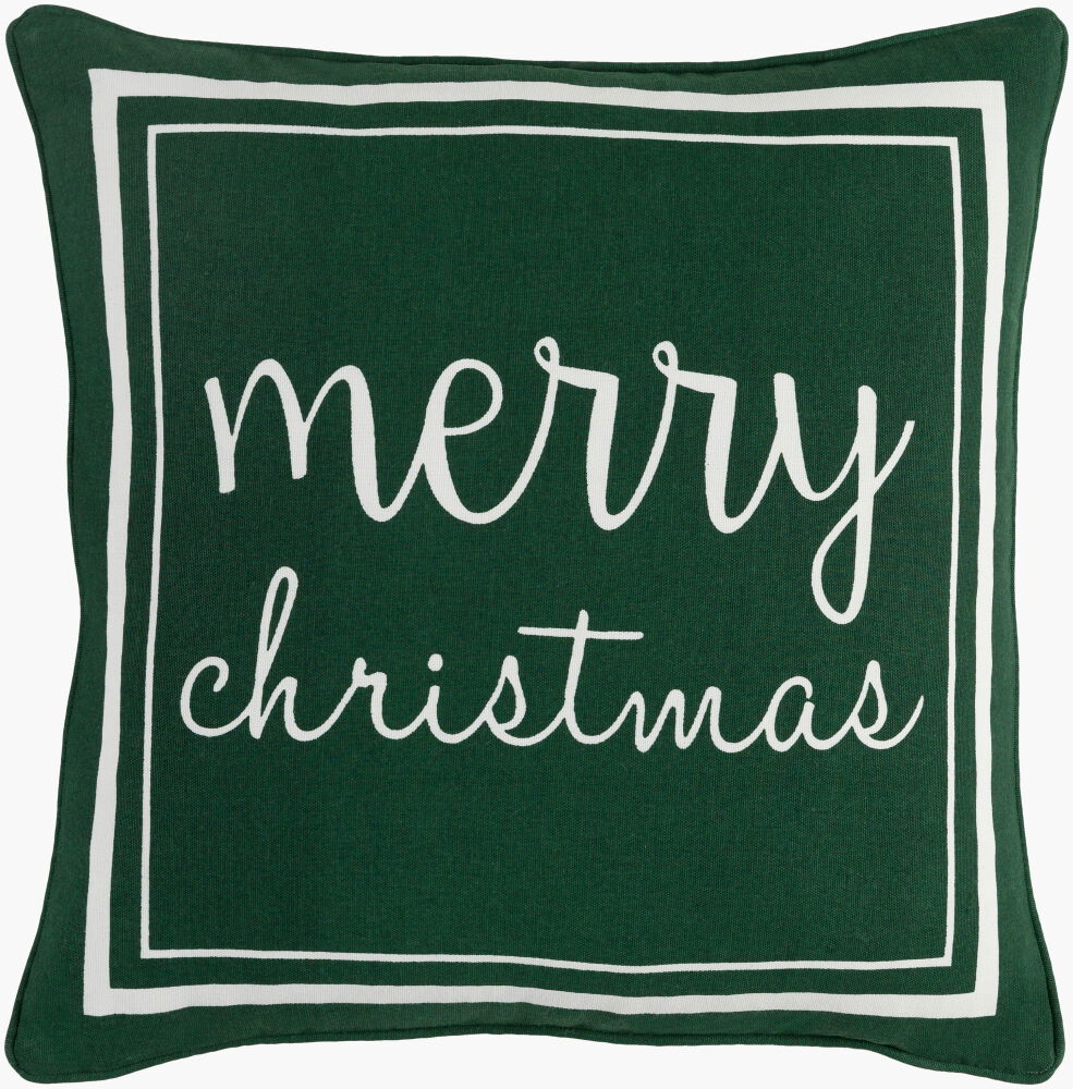 Holiday Accent Pillow, Decorative Pillow by Surya, 18" length x 18" width