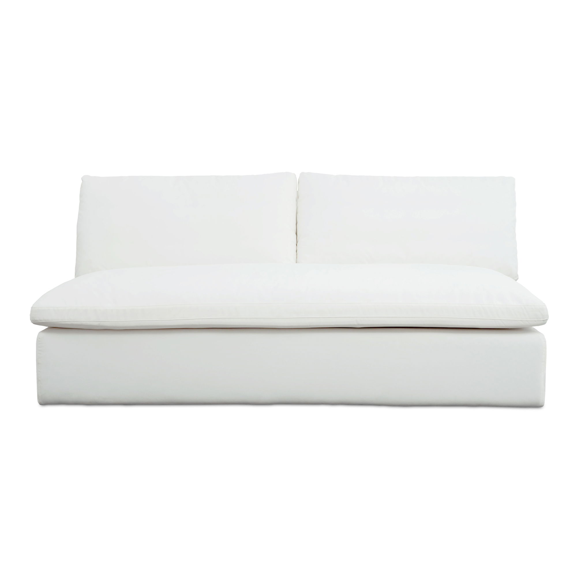 Miles Outdoor Sofa White, Sofas & Sectional by Moe's Home, 74" width x 35.8" height x 40" depth View 1