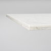 Maxton 79'L x 39'W Rectangular Pedestal Dining Table | White Marble & Gunmetal Metal | Seats 8, by Mercana, 79" length x 39" width x 30" height thumbnail 8