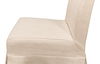 Draped Side Chair, Dining Chair by Sarreid, 16" length x 24" width x 40" height thumbnail 7