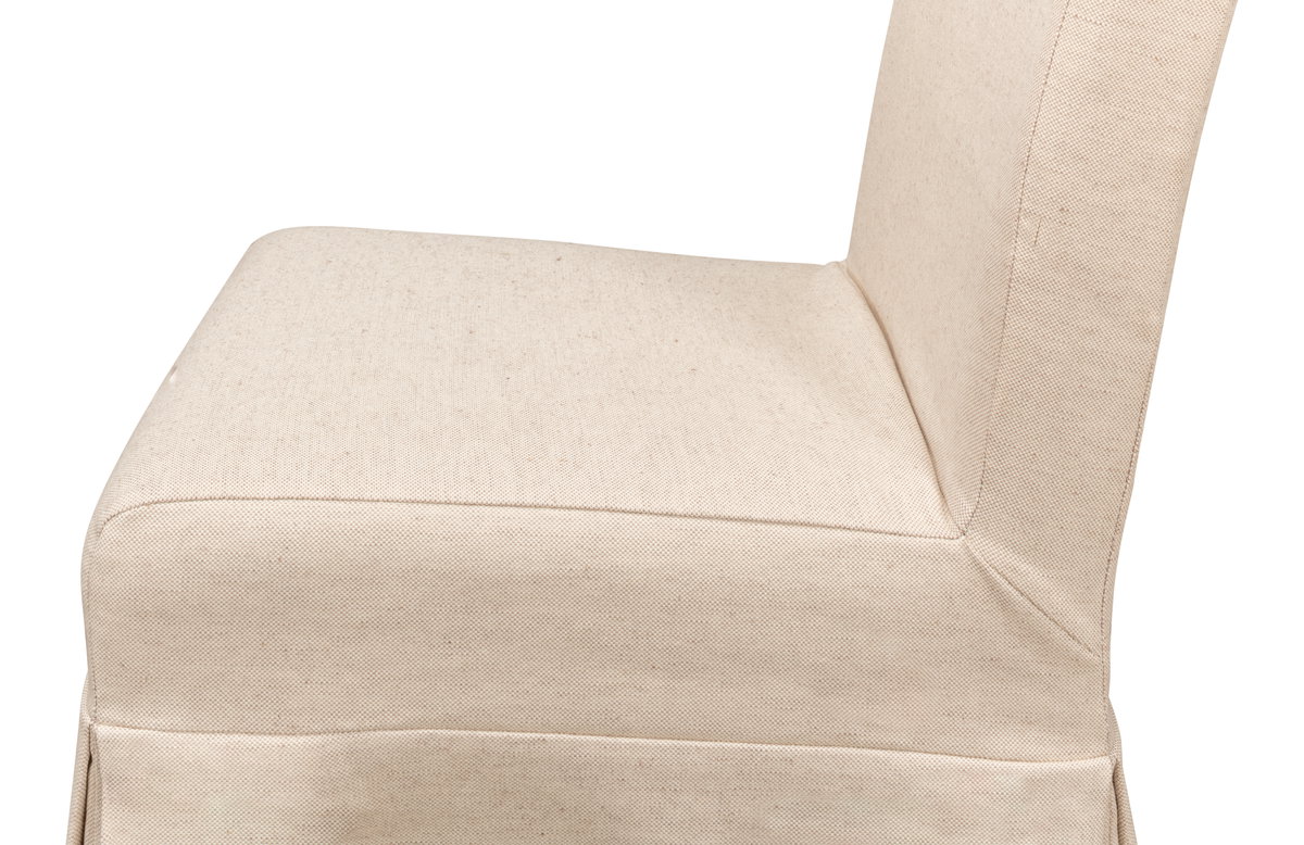 Draped Side Chair, by Sarreid, 2' length x 1'4" width x 3'4" height View 7
