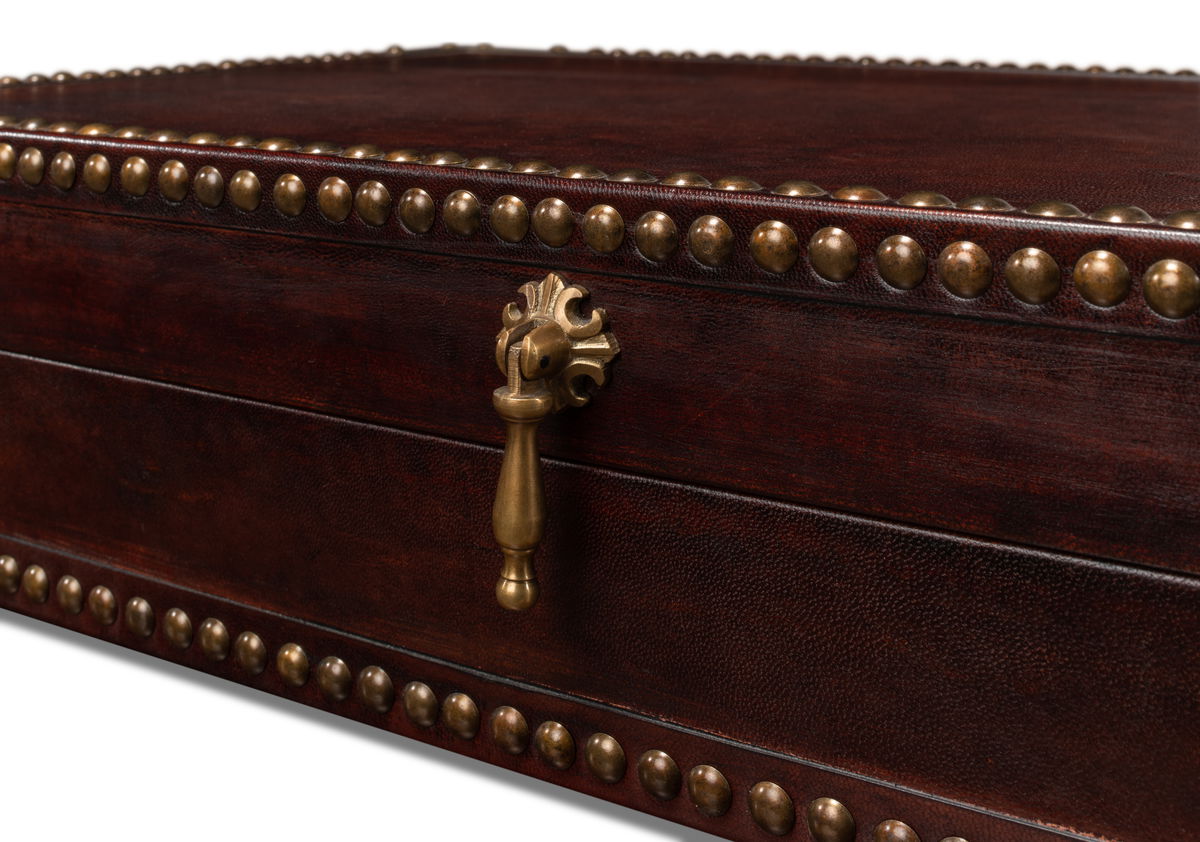 Winchester Box, by Sarreid, 1'4" length x 2'2" width x 5" height View 5