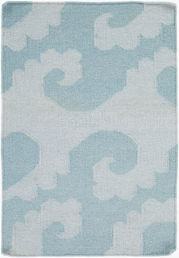 Yacht Club Handmade Rug, by Surya, 3' length x 2' width