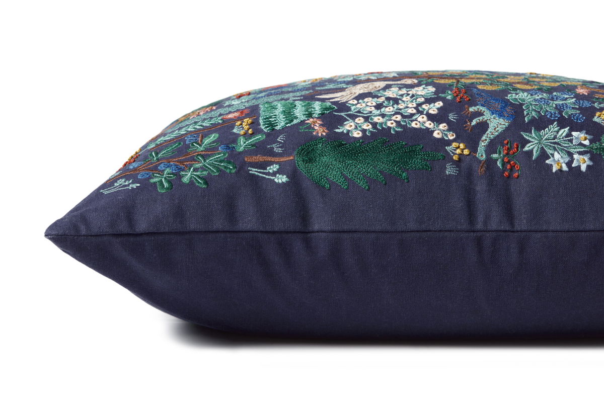 Rifle Paper Co. x Loloi No Name Pillow, Decorative Pillow, 22" length x 22" width View 2
