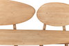 Pebble Bench, by Sarreid, 1'7" length x 6'1" width x 3'1" height thumbnail 8