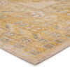 Eluned Hand-Knotted Medallion Gold/ Gray Area Rug (10'X14') thumbnail 6