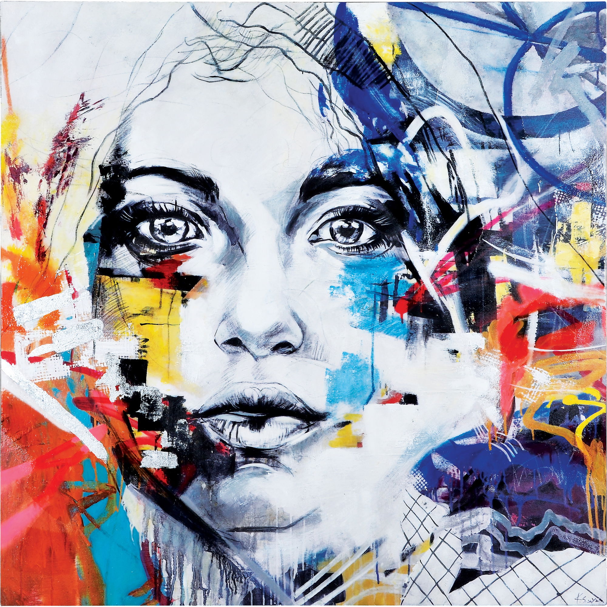 Terrace  Canvas Art, Painting by Renwil, 48" height x 1.5" depth View 1