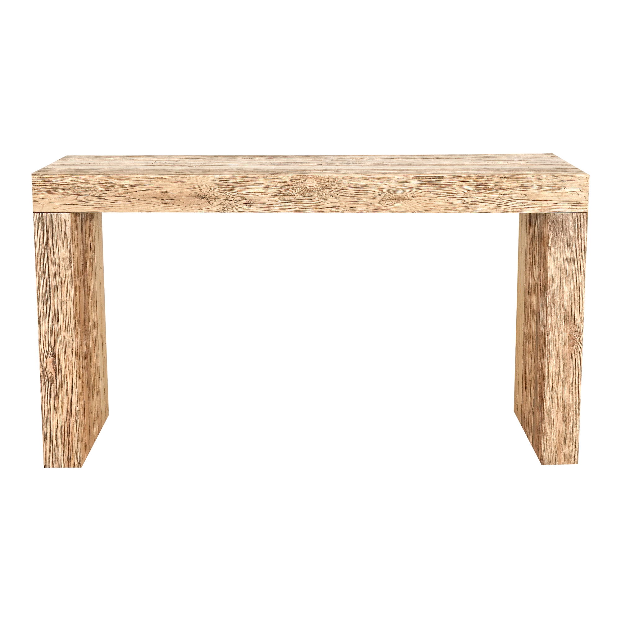 Evander Console Table Natural, by Moe's Home, 55" width x 31" height x 15" depth View 1