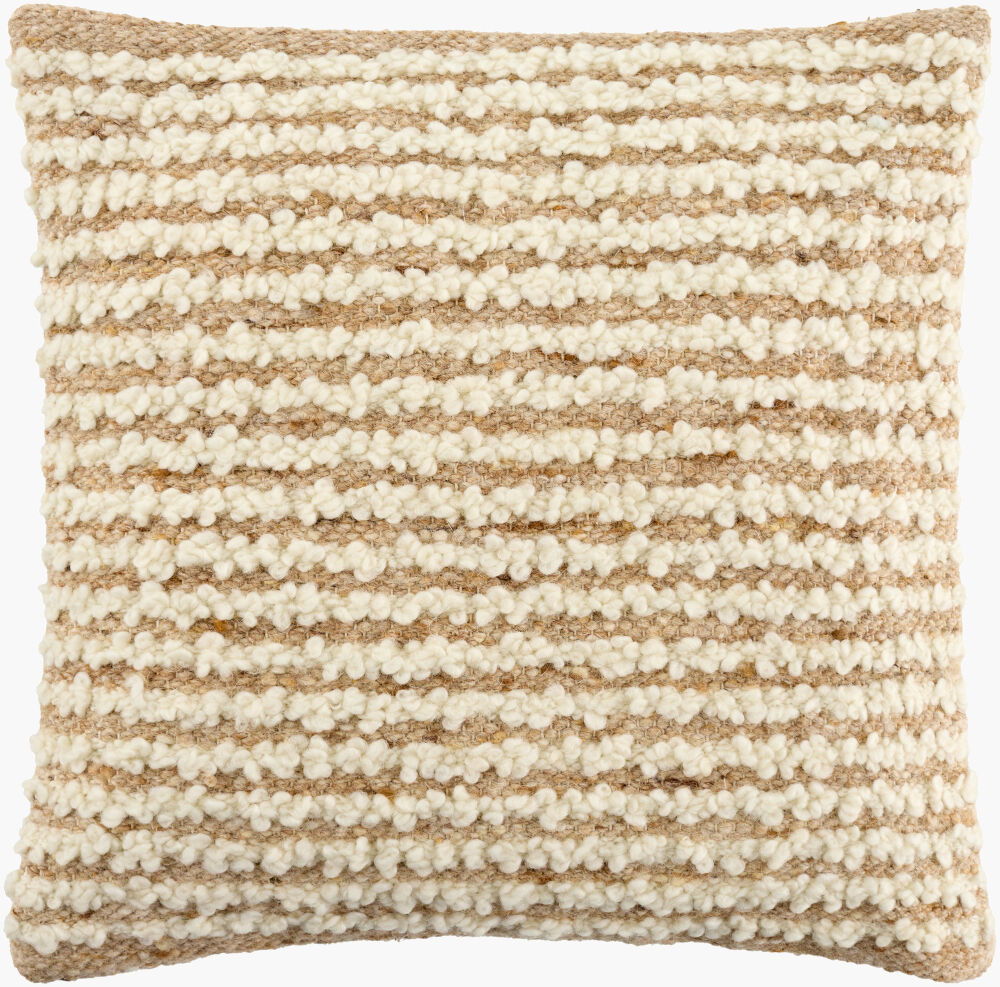 Booroola Accent Pillow Down, Decorative Pillow by Surya, 18" length x 18" width