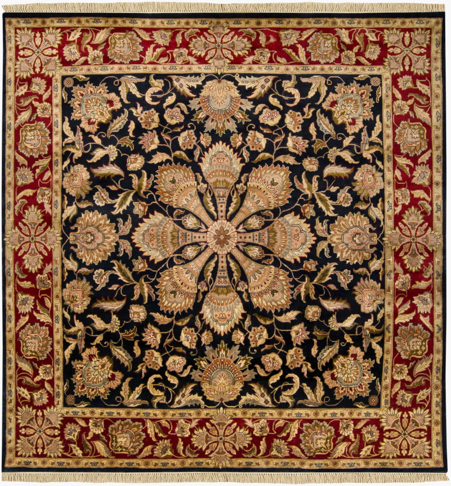 Taj Mahal Handmade Rug, by Surya, 8' length x 8' width