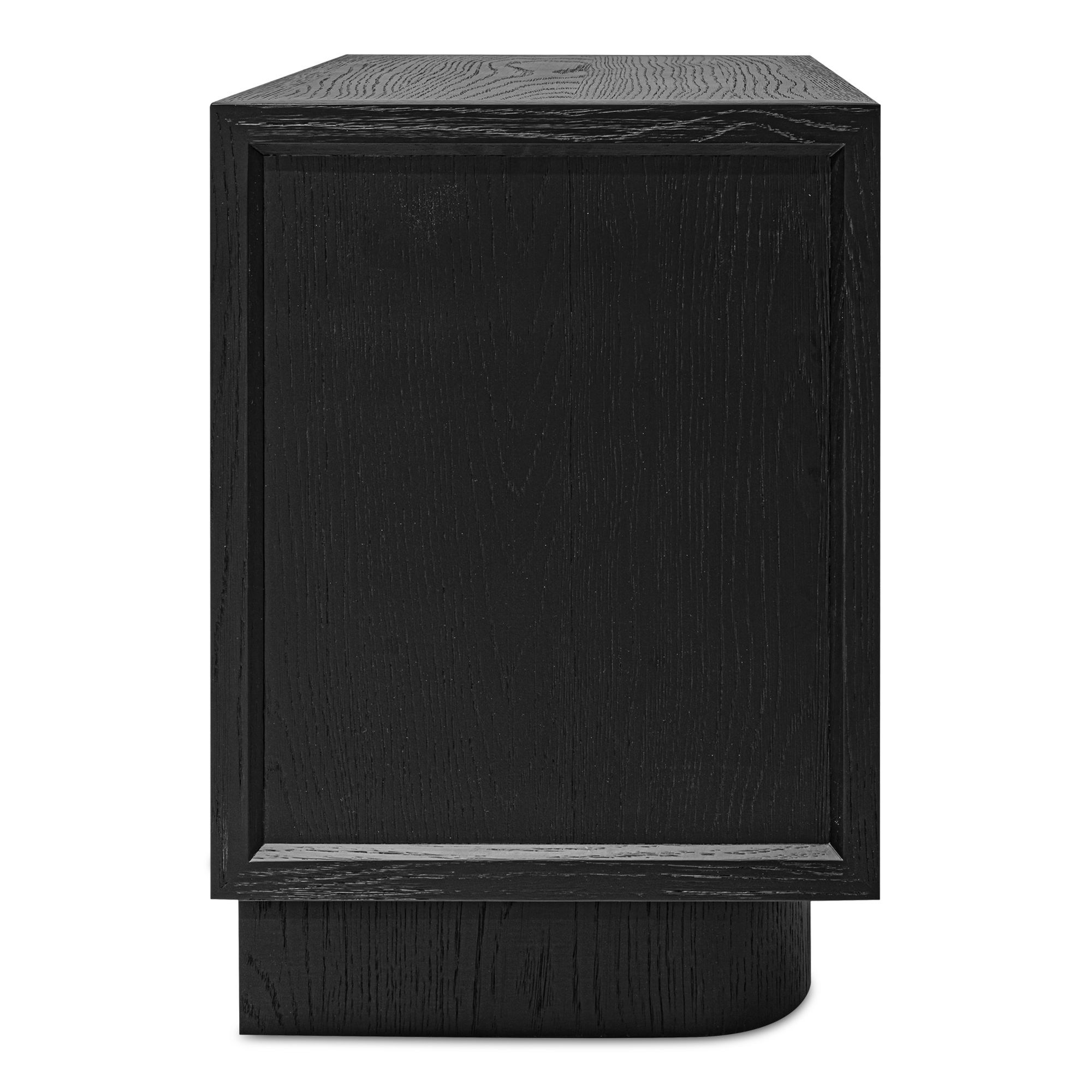 Marcelle Nightstand Black, by Moe's Home, 24" width x 21.63" height x 15" depth View 3