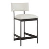 Apsley Black Counter Stool, Counter & Bar Stool by Uttermost, 18" width x 37" height x 22.5" depth thumbnail 3