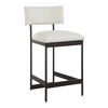 Apsley Black Counter Stool, Furniture by Uttermost, 18" width x 37" height x 22.5" depth thumbnail 3
