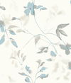 Linden Flower Spa Blue Peel & Stick Wallpaper thumbnail 0