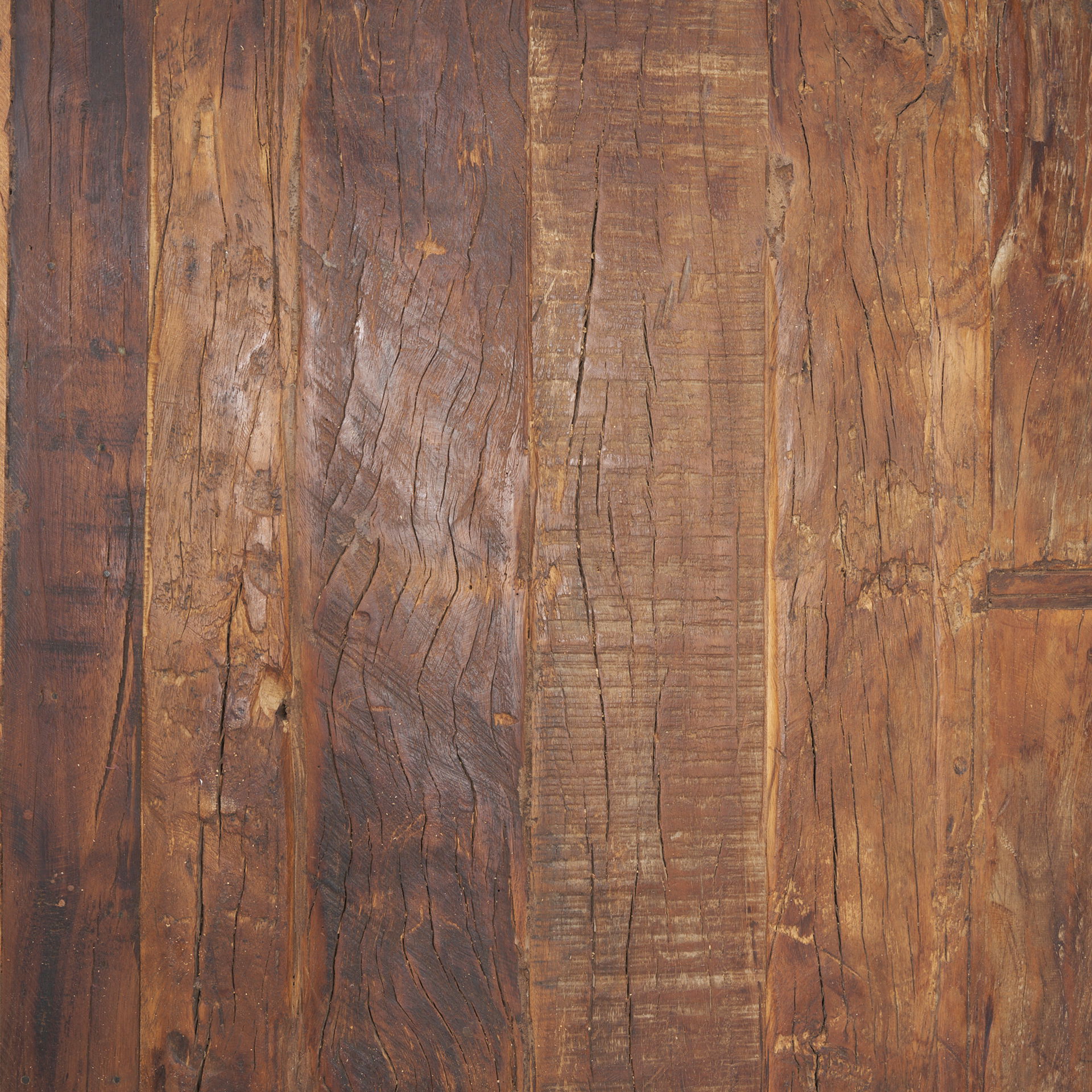 Heidi Reclaimed Brown Wooden Coffee Table large image 
