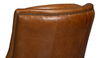 Baker Leather Swivel Chair, Cuba Brown thumbnail 2