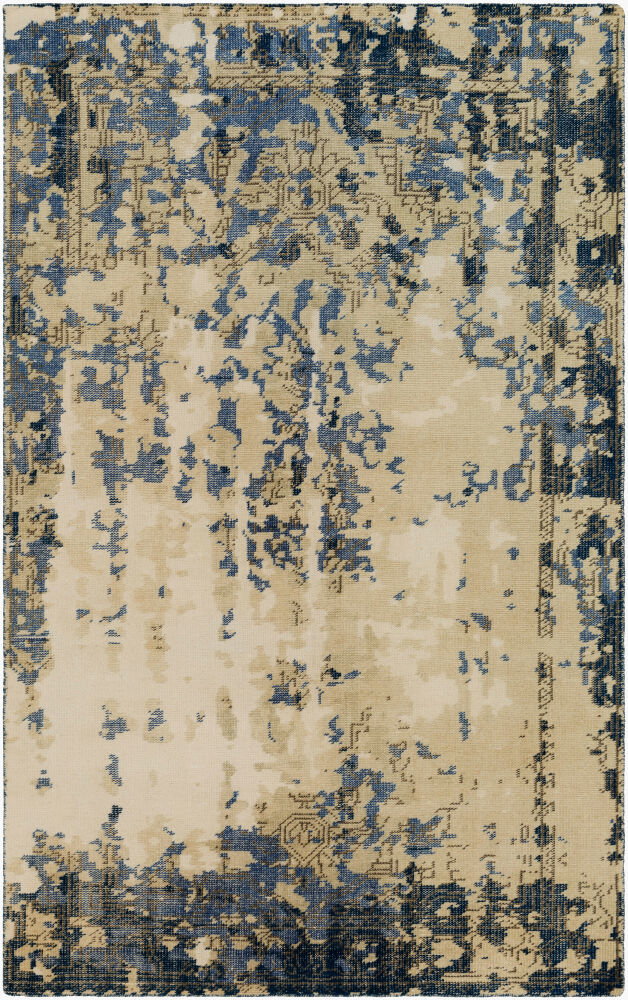 Hoboken Handmade Rug, by Surya, 9' length x 6' width