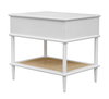 Coast White Rattan Side Table, Side & End Table by Uttermost, 25.75" width x 23" height x 18.75" depth thumbnail 6