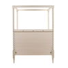 Marcellina Bed Queen Whitewash, by Dovetail, 64.5" width x 90" height x 87.3" depth thumbnail 5