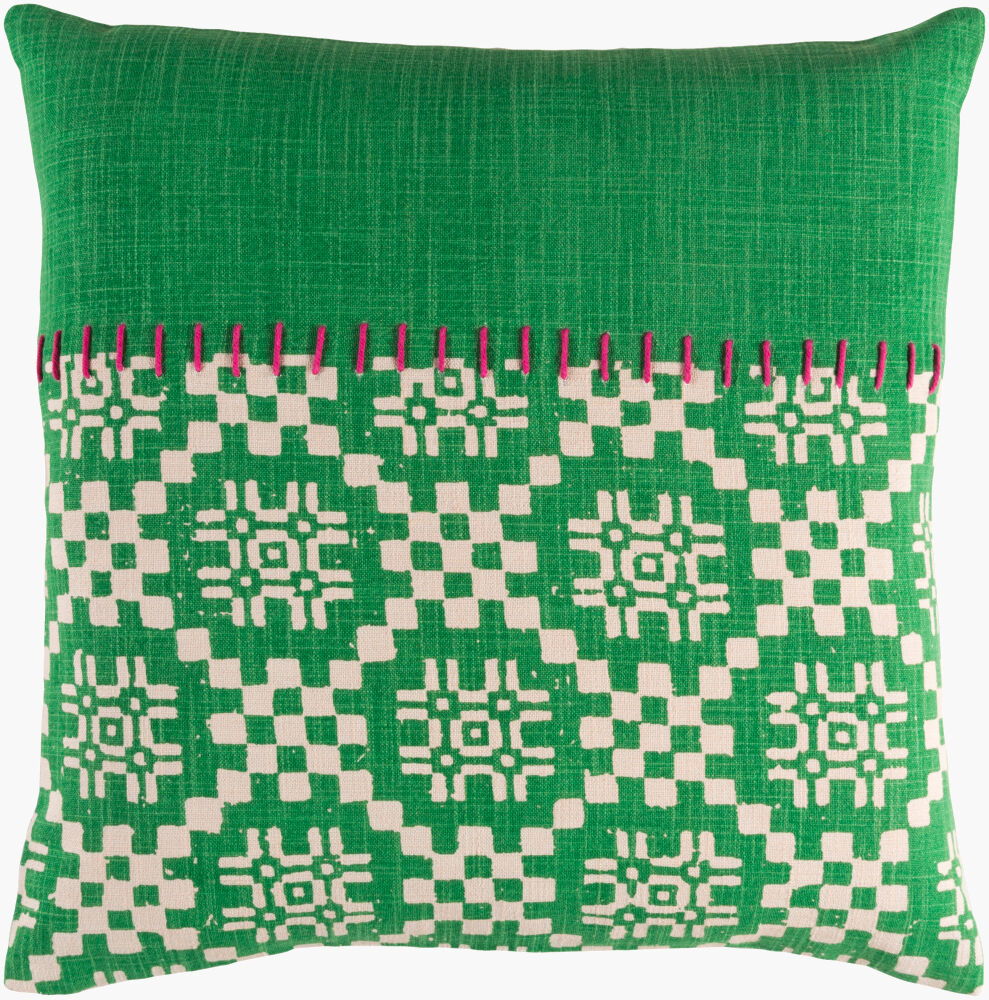 Delray Accent Pillow Down, Decorative Pillow by Surya, 18" length x 18" width