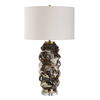 Cuoco Mottled Brown Table Lamp, by Uttermost, 18" width x 31.75" height x 18" depth thumbnail 4