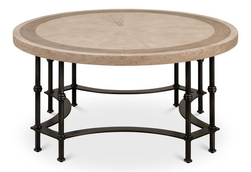 Chisholm Equestrian Cocktail Table, Grey