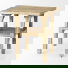 Candace Light Wood Bridge Accent Table thumbnail 3