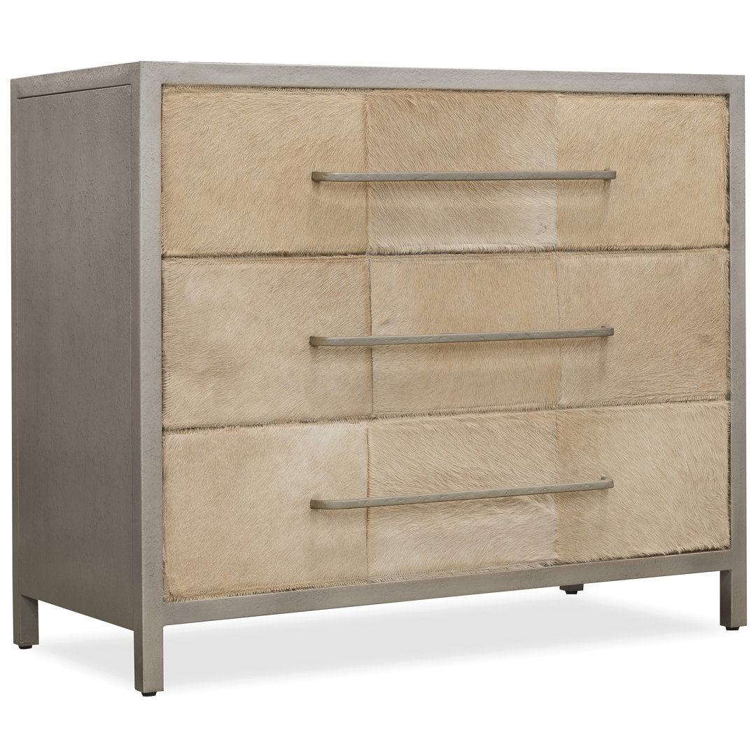 Melange 3 - Drawer Dresser, by Hooker Furniture, 38" width x 32.25" height x 18.25" depth View 2