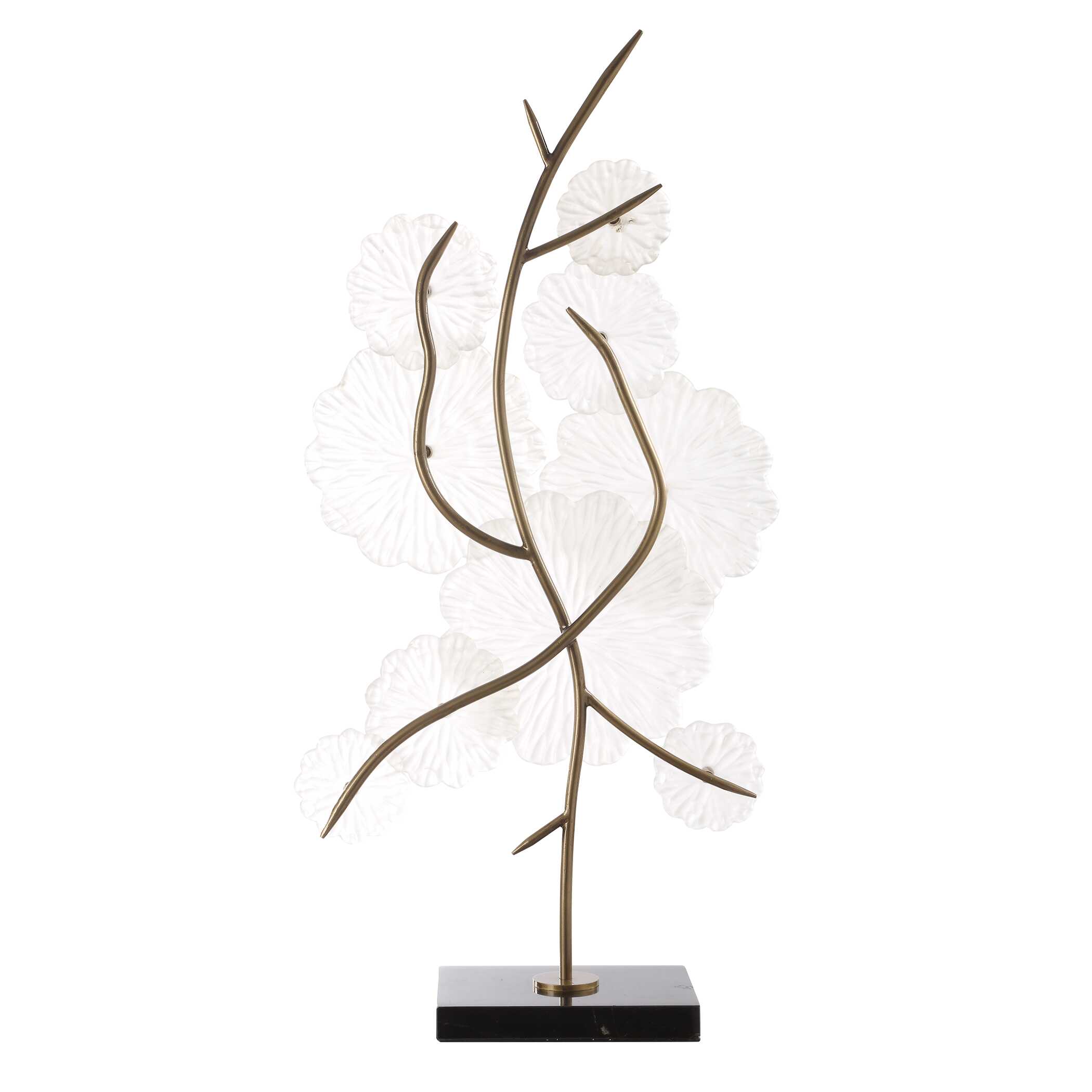 Glass Garden Table Sculpture large image 