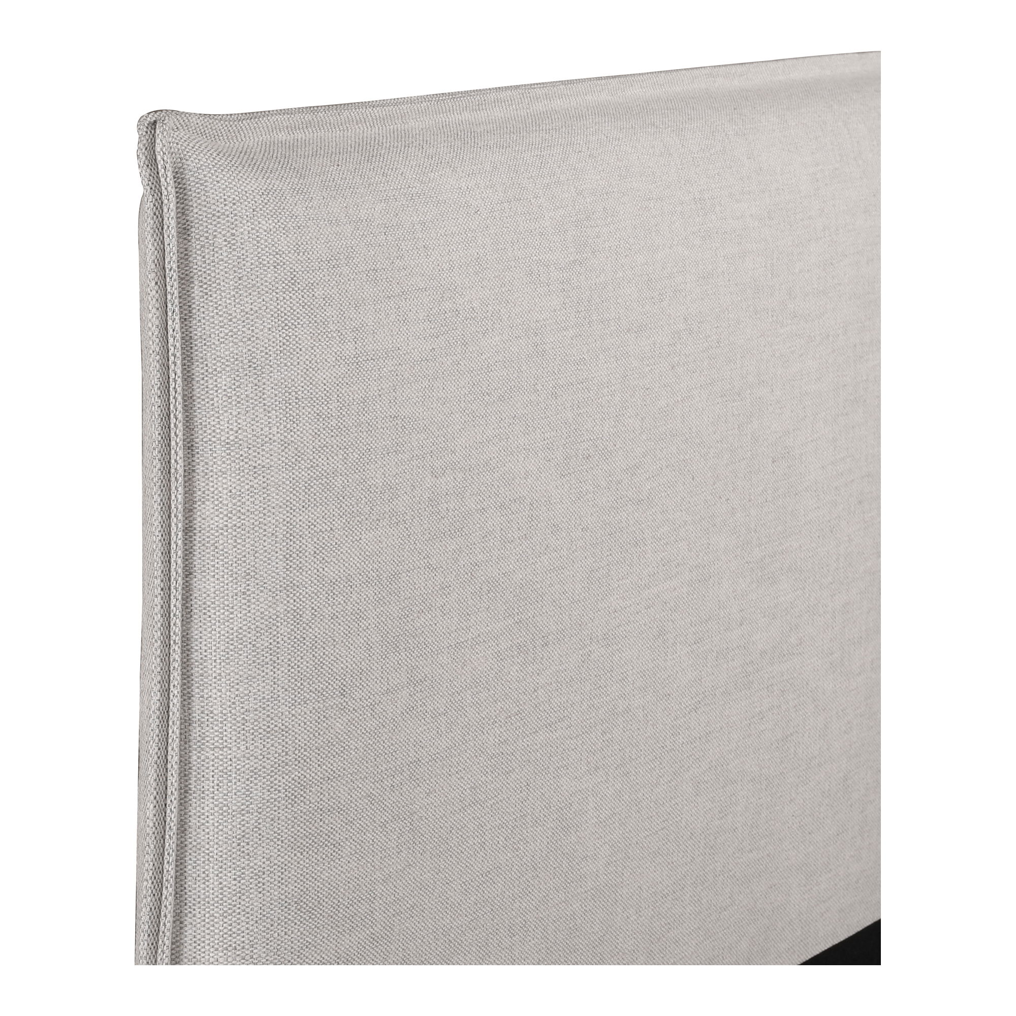 Luzon King Bed Light Grey, by Moe's Home, 85.5" width x 45.5" height x 88.5" depth View 7