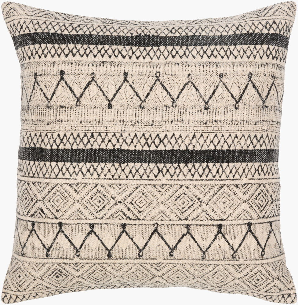 Janya Lumbar Pillow Down, Decorative Pillow by Surya, 14" length x 22" width
