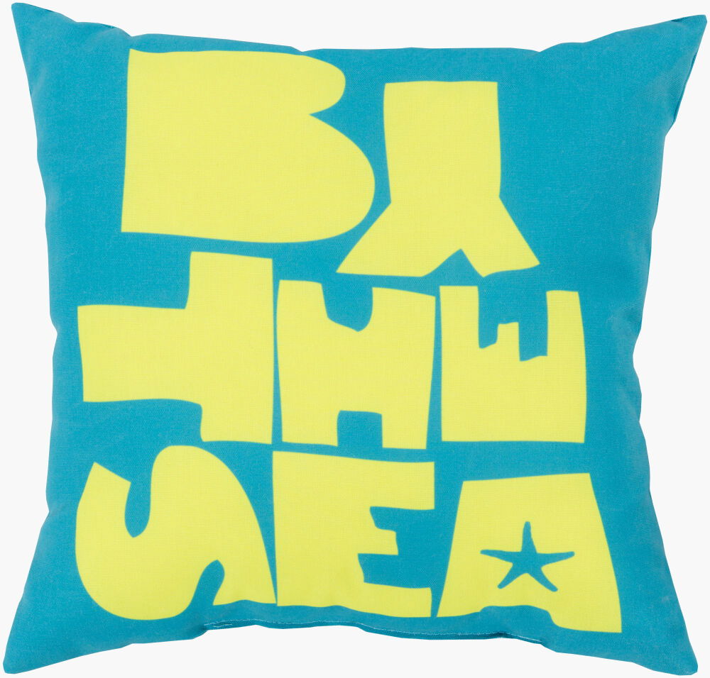 Rain Accent Pillow, Decorative Pillow by Surya, 18" length x 18" width