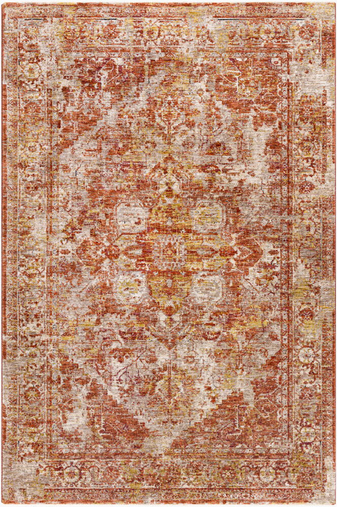 Mirabel Machine Woven Rug, by Surya, 7'4.58" length x 4'11.84" width