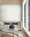 Palm Thatch White & Grey Wallpaper thumbnail 2